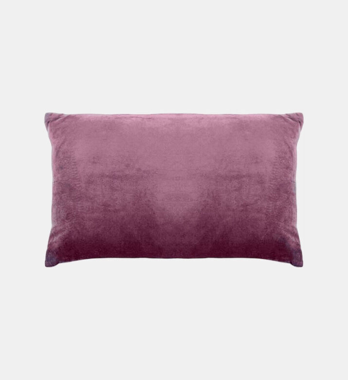 Home Deco and More Hiralom Velvet Rectangular Filled And Vaccumed Cushion, Pink, 30x50-cm, Packshot View