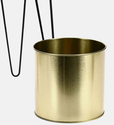 Gold-toned Wire Metal Pot Stand
