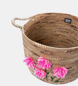 Seagrass Floral Basket