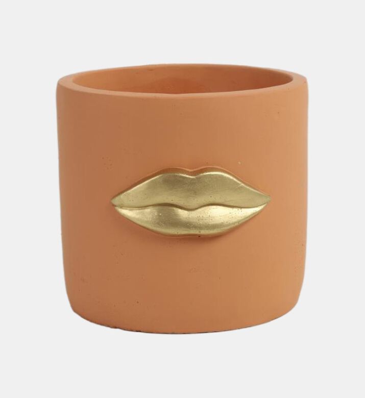 Lips Terracotta Vase