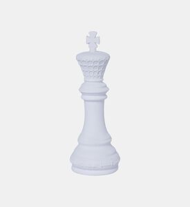 Baci Milano King Chess Piece Decorative, White, Packshot View