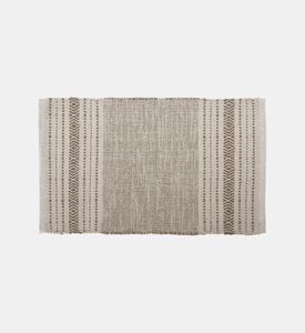 Woven Recycled Cotton Striped Rug