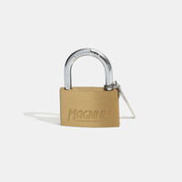 Magnum Cad Brass Steel Padlock