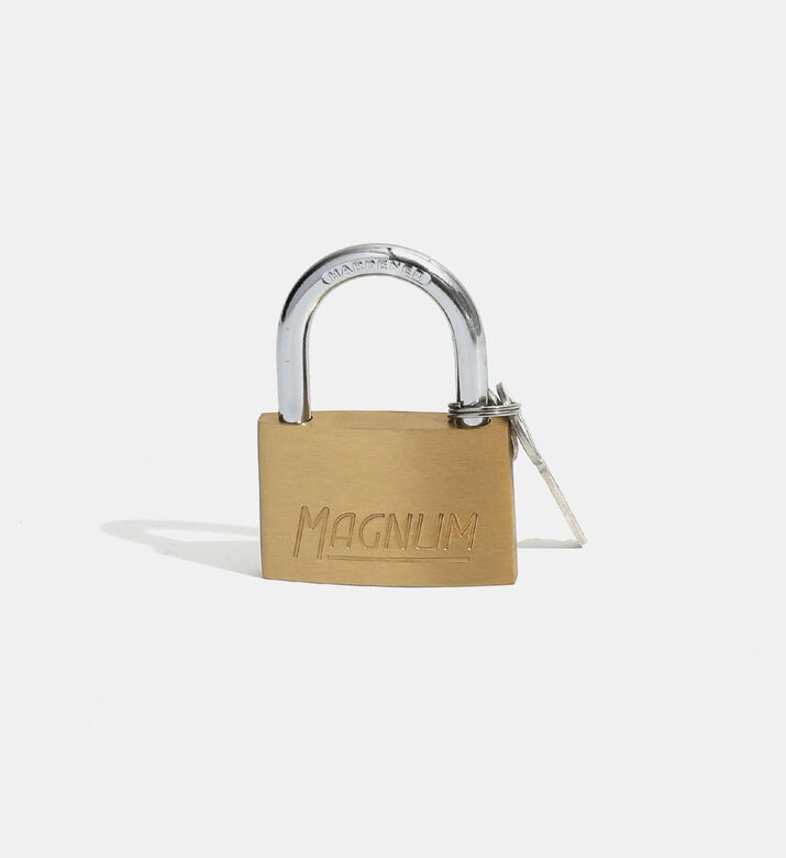 Magnum Cad Brass Steel Padlock