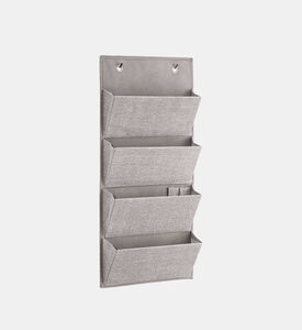 Interdesign Aldo Linen Hanging 4-pockets Organizer, Packshot View