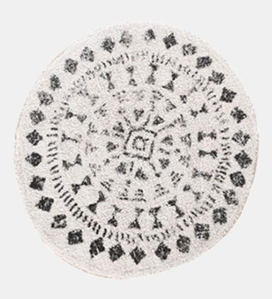 Round Cotton Bathroom Mat