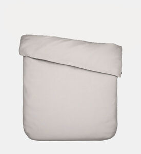 Home Deco and More Lima Cotton Sateen Duvet Cover, Ecru, 260x240-cm, Packshot View
