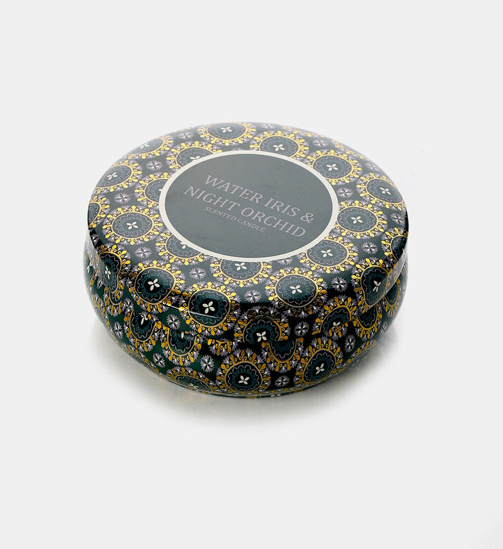 Arabian-inspired Print Candle-in-glass
