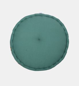 Muno Embroidered Pouf 60x20 Cm