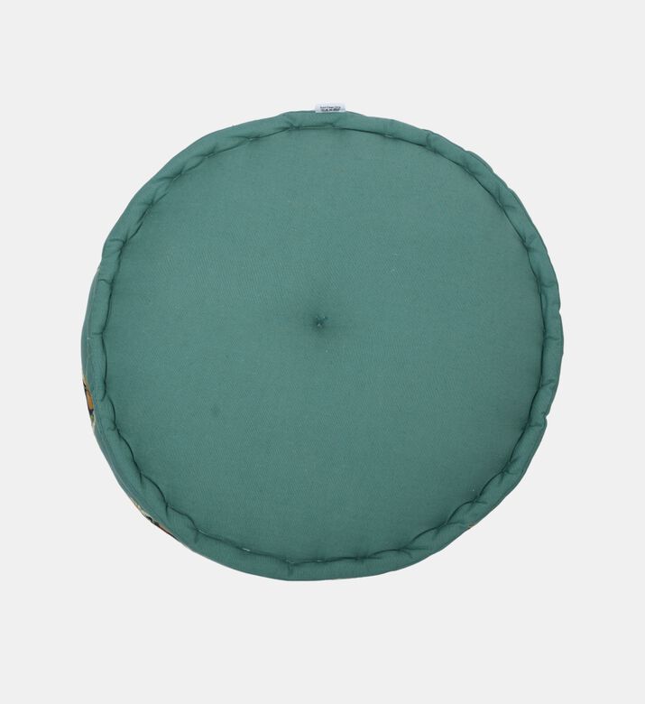 Muno Embroidered Pouf 60x20 Cm