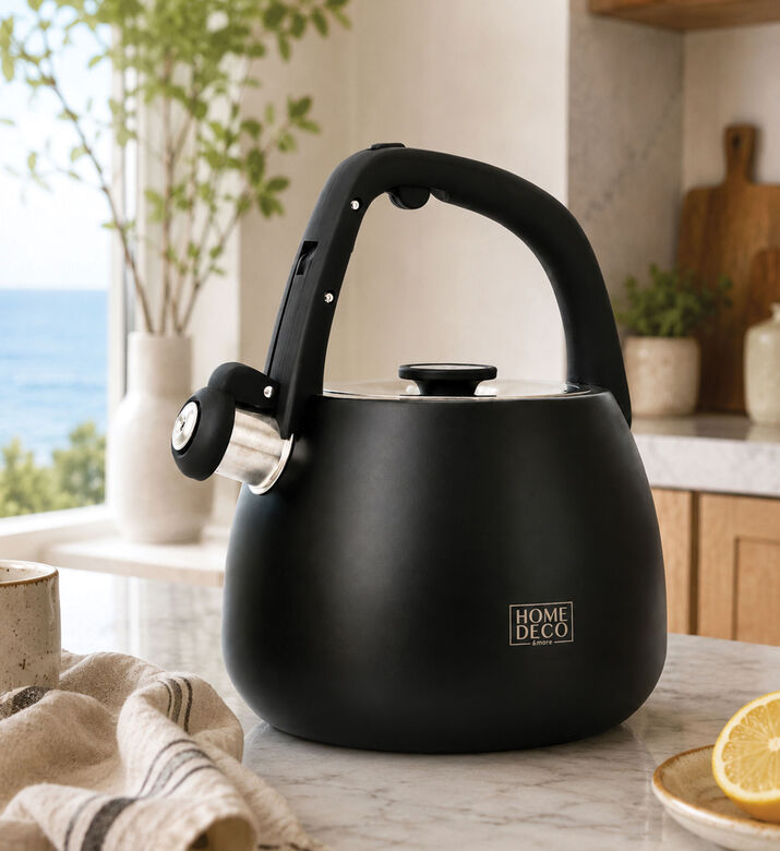 Home Deco and More Fast-heating Whistling Kettle, Packshot View