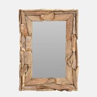 Reclaimed Teak Wood Mirror