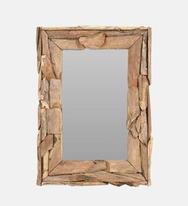 Reclaimed Teak Wood Mirror