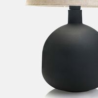 Drop Lampshade Iron Table Lamp