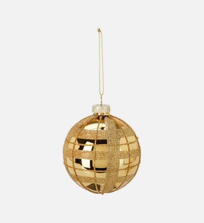 Home Deco and More Xmas Ball Glass, Gold, Packshot View