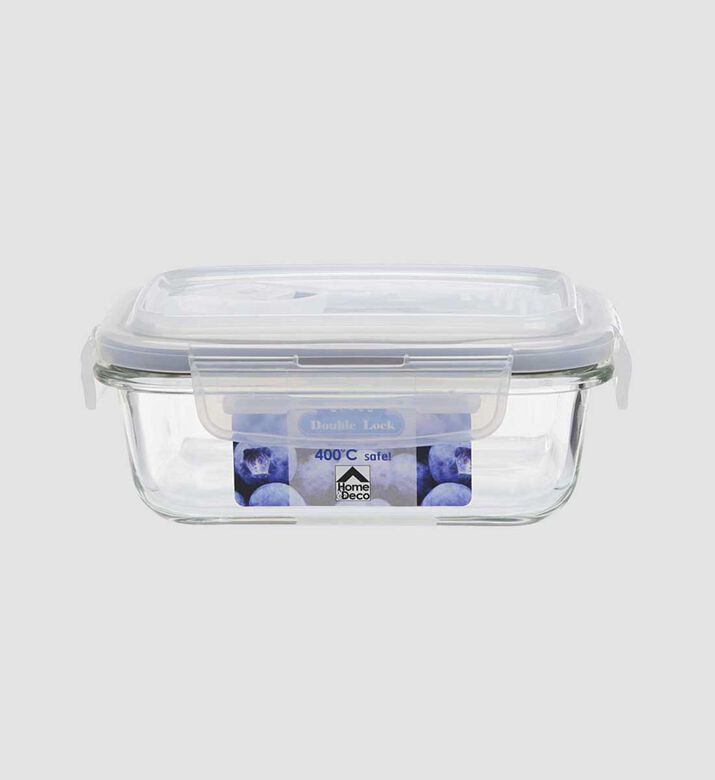 Glass Square Food Container