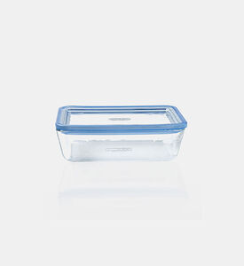 Pyrex Glass Rectangular Food Container, Transparent, 19x14x5-cm, Packshot View