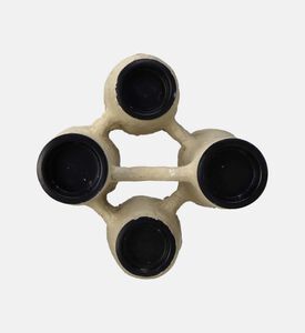 Paper Mache Linked Candle Holder