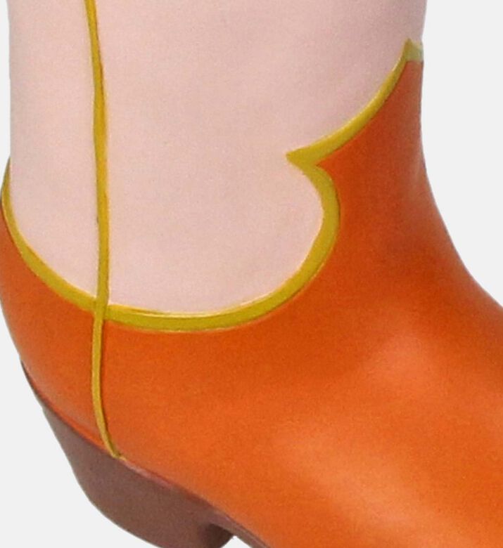 Cowboy Boot Polyresin Candle Stick