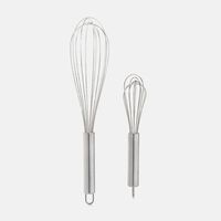 Stainless Steel Whisks 2-piece Set