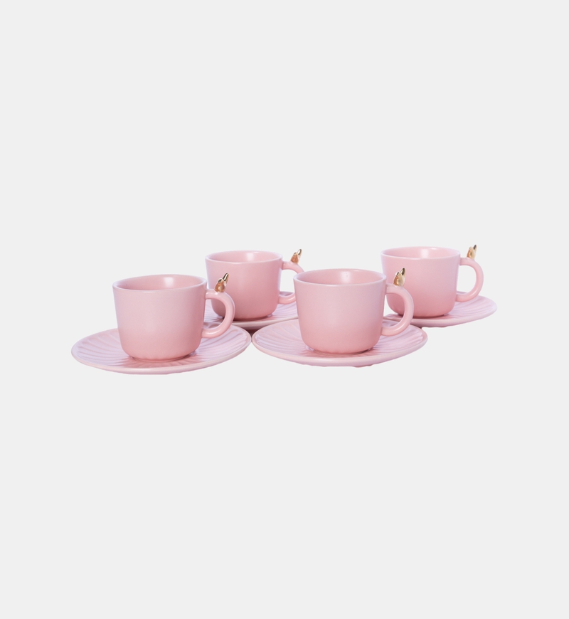 Bird Coll 4-piece Tea Cup Saucer Set