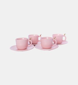 Bird Coll 4-piece Tea Cup Saucer Set