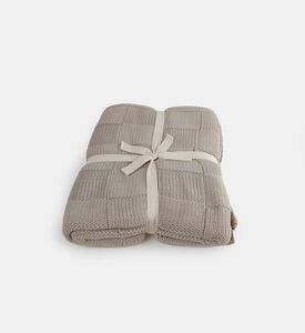 Cannon Knitted Cotton Lounge Throw Blanket, Packshot View