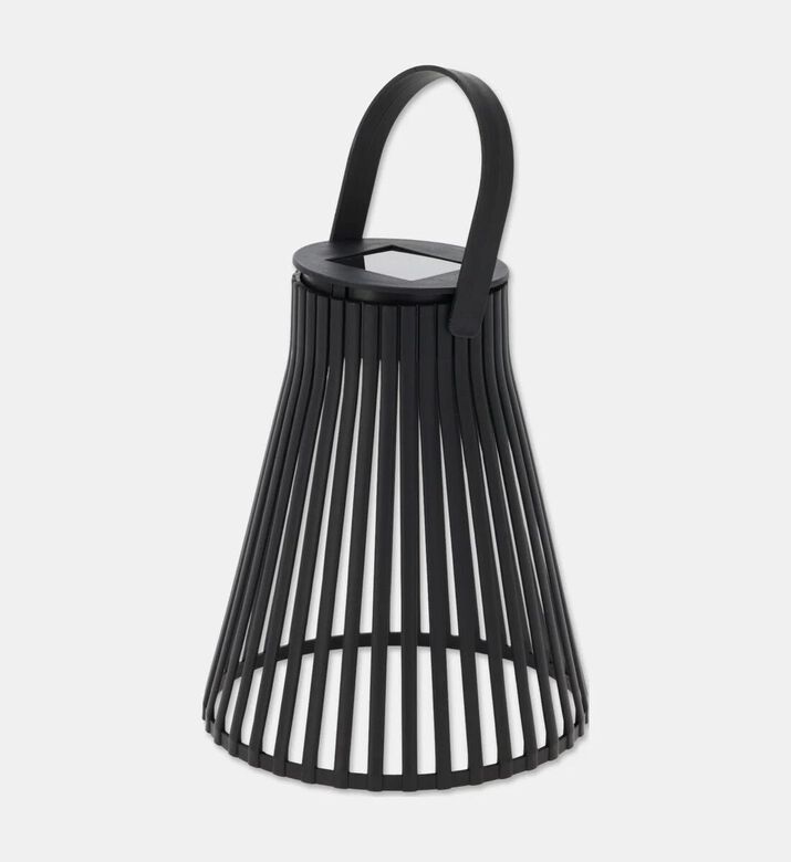 Home Deco and More Solar Led Lantern, Black, 18-cm, Packshot View