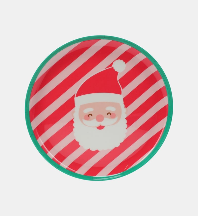 Christmas-themed Round Plate