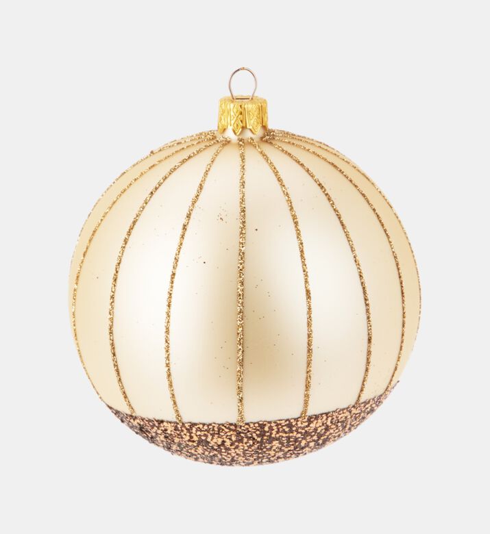 Home Deco and More Ball Xmas Glas, Gold, Packshot View