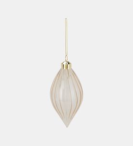 Home Deco and More Xmas Ball Drop, White, Packshot View