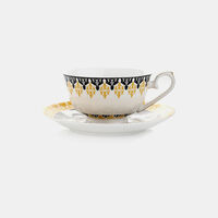 Safra Printed Tea Cup Saucer Set 220 Ml