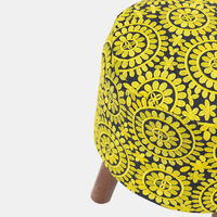 Ethnic Embroidered Cotton Stool