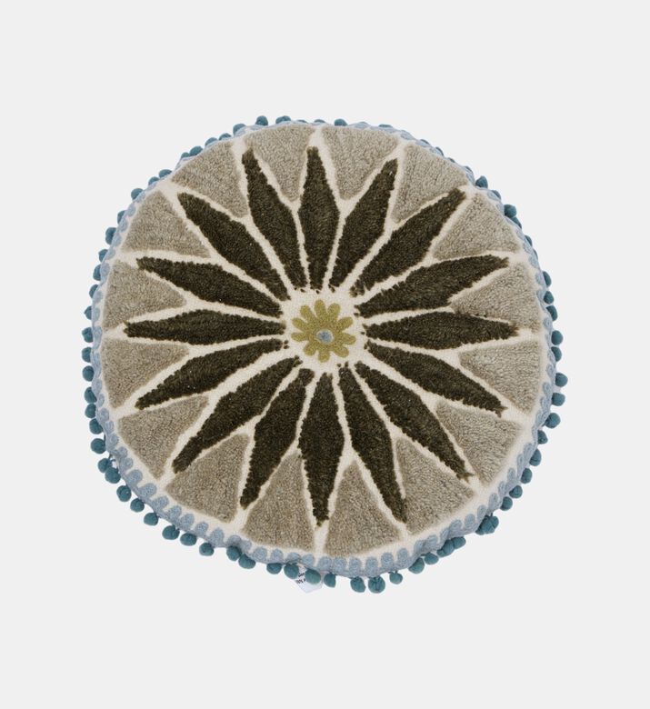 Aloe Handloom Tufted Cushion 40 Cm