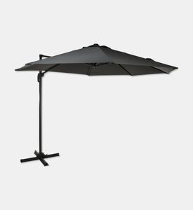 Home Deco and More Large Outdoor Umbrella, Dark-grey, 300-cm, Packshot View
