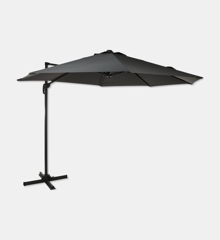 Home Deco and More Large Outdoor Umbrella, Dark-grey, 300-cm, Packshot View