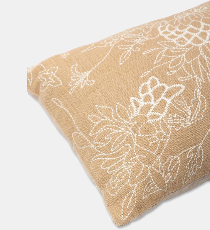 Home Deco and More Lodi Handloom Cotton Throw Filled And Vaccumed Cushion, Packshot View