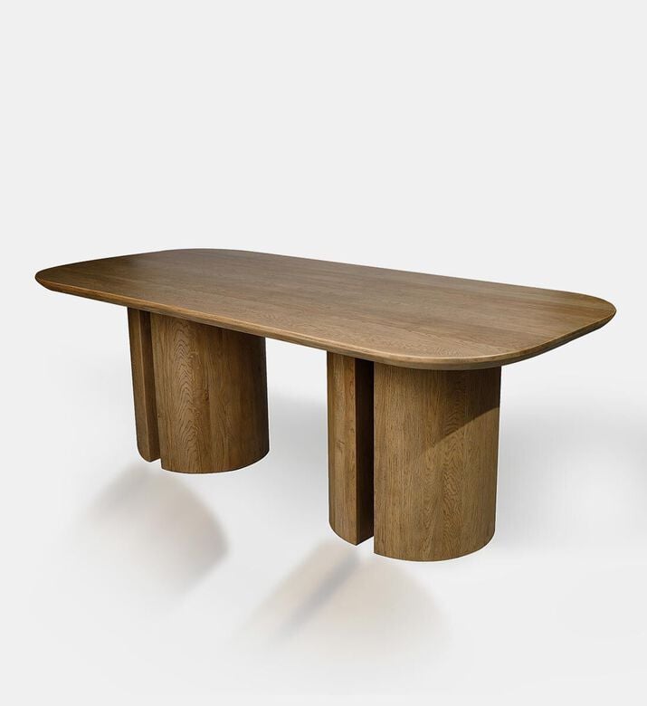 Home Deco and More Corden Wood Dinning Table, Grey, 260x100x76-cm, Packshot View Home Deco and More Corden Wood Dinning Table, Grey, 260x100x76-cm, Packshot View