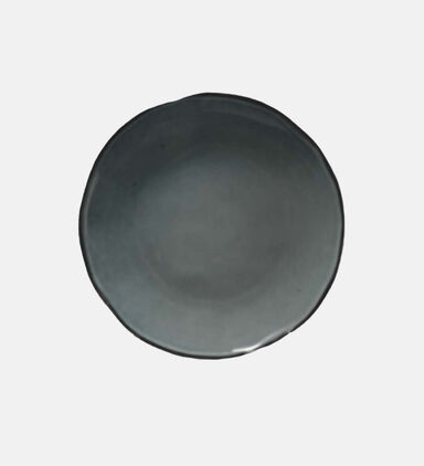 Ceramic Trimmedmed Dessert Plate