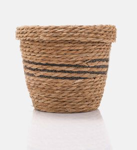 Cattail Leaf Round Basket