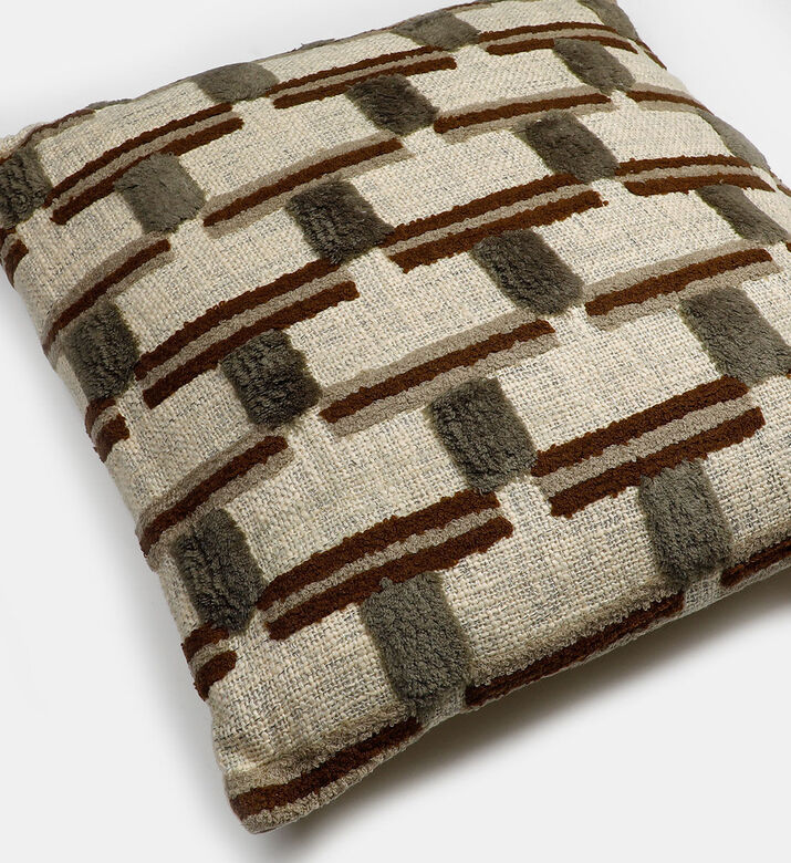 Home Deco and More Eden Cotton Square Cushion, Packshot View