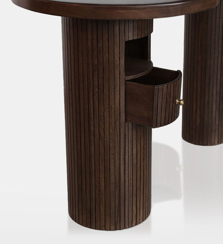 Home Deco and More Pillar Mango Wood Writing Desk, Packshot View