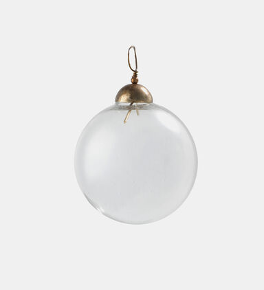 Clear Metal Top Hanging Ball
