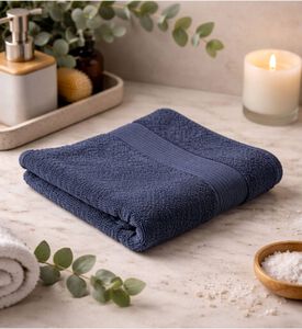Cannon Combed Cotton Daily Hand Towel, Blue, 50x100-cm, Packshot View