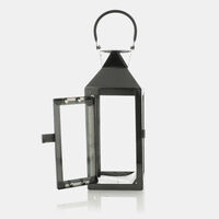 Metal Glass Handled Lantern