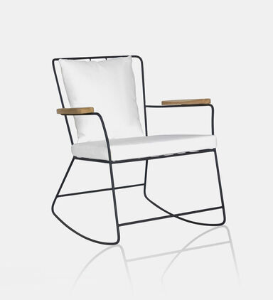 Avonica Iron Base Rocking Chair