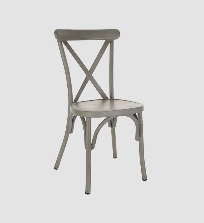 Vinta Aluminum Cross Back Chair