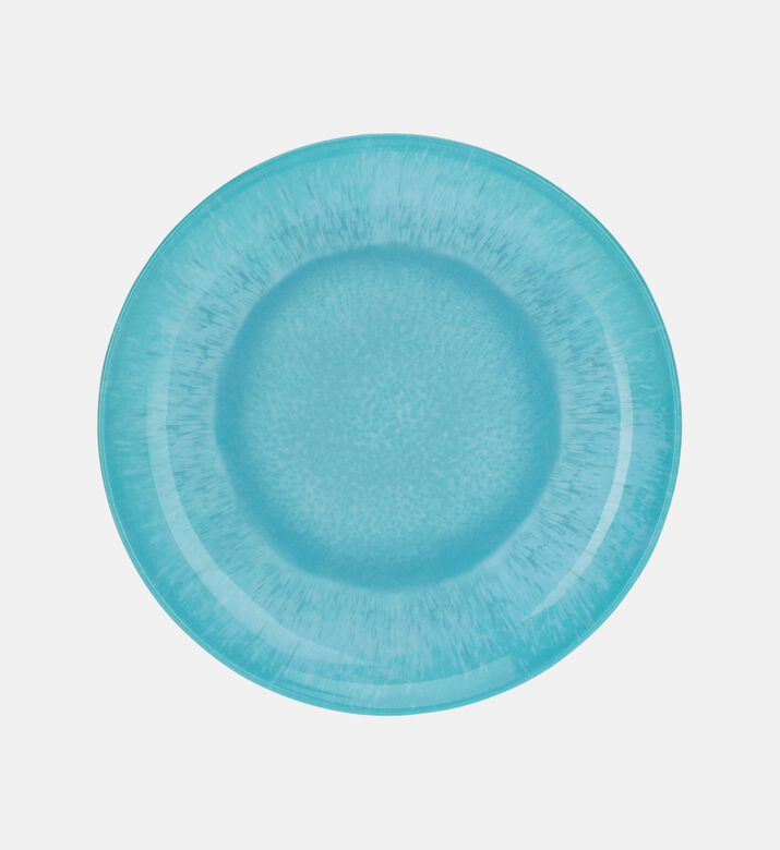 Melamine Two-tone Reactive Glaze Flat Plate