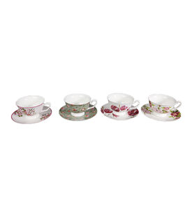 Flowerfield Porcelain Tea Cup Set