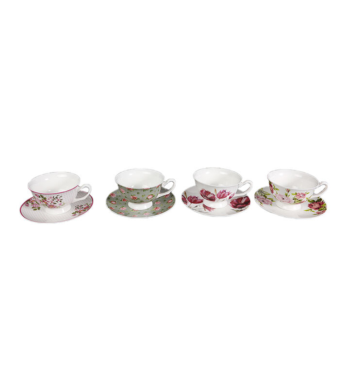 Flowerfield Porcelain Tea Cup Set